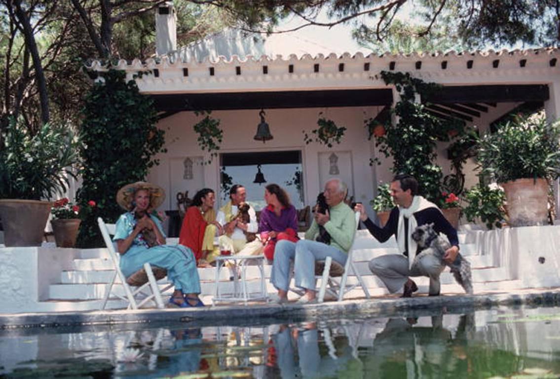 Slim Aarons Color Photograph - Rothschild Home