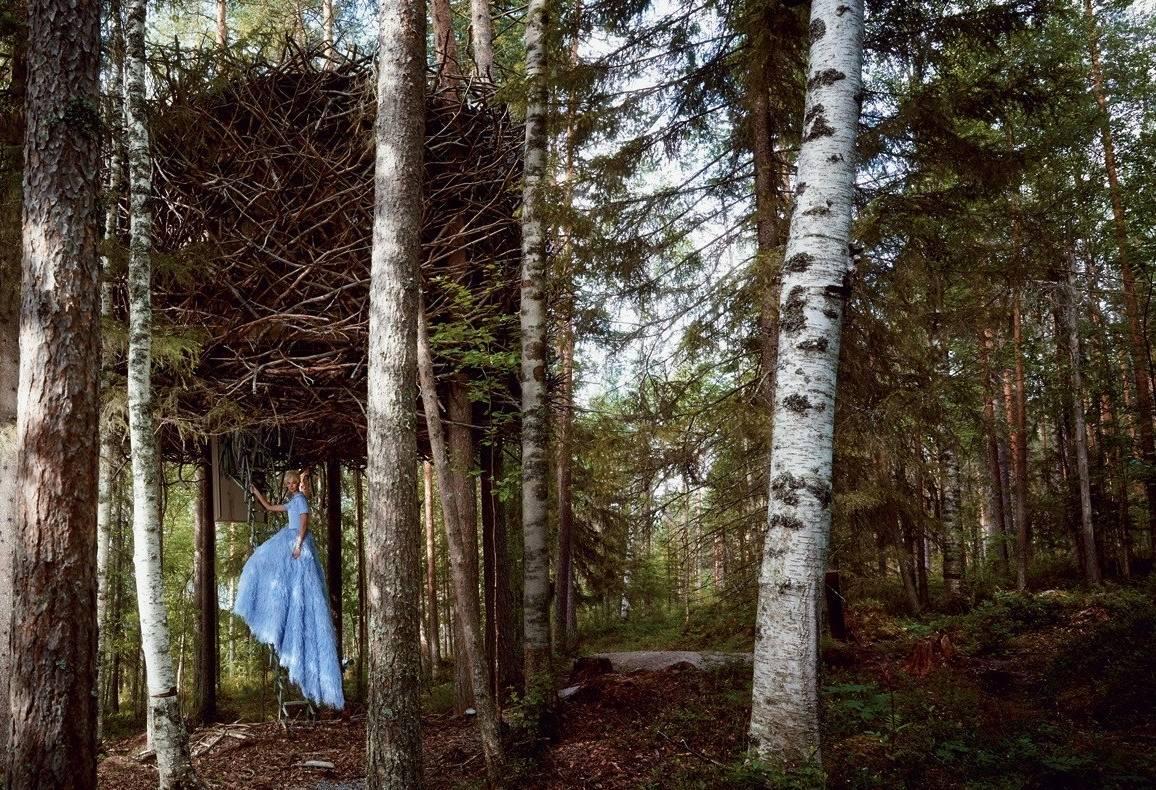 Patrick Demarchelier Color Photograph - Karlie Kloss, Natural High, Sweden, Vogue
