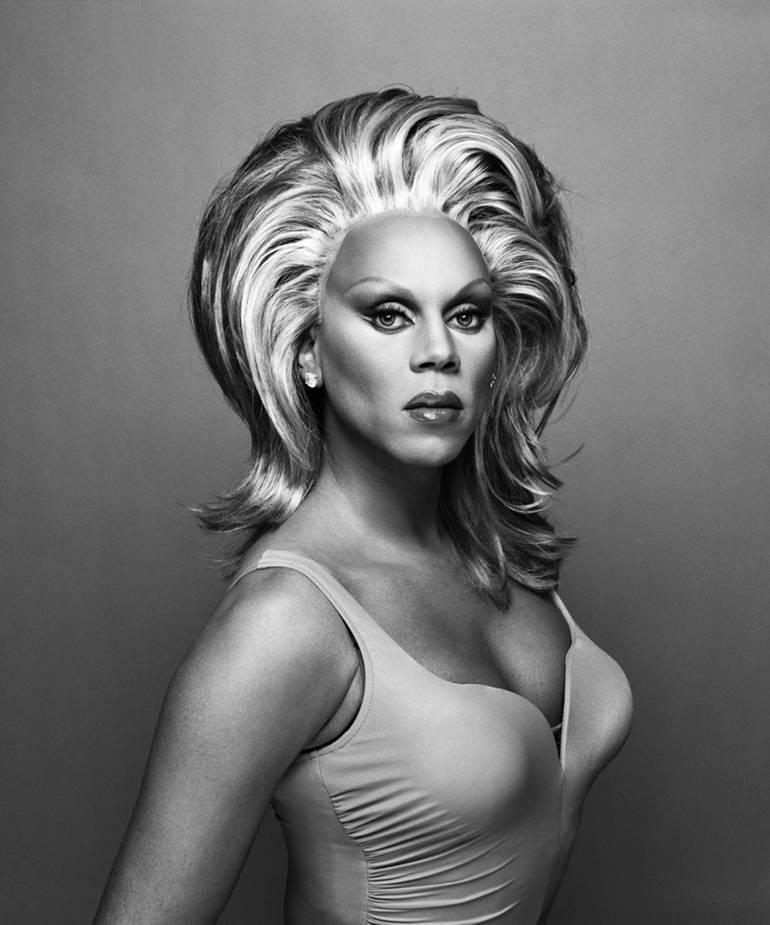 Patrick Demarchelier Black and White Photograph - Rupaul