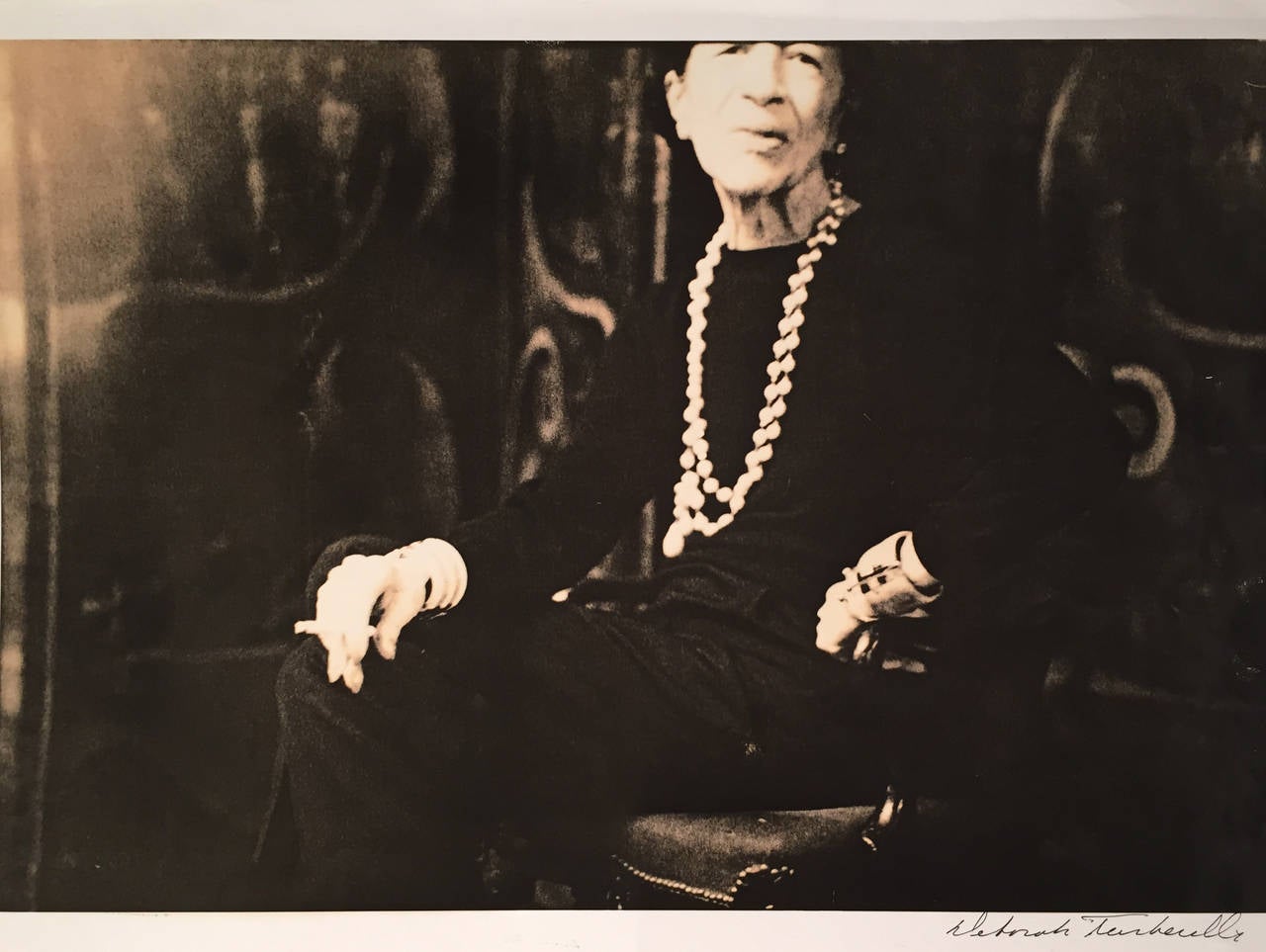 Diana Vreeland, VOGUE, 1981 - Photograph by Deborah Turbeville