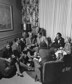 In the Lobby of the Lord Tarleton Hotel, Miami Beach, Florida