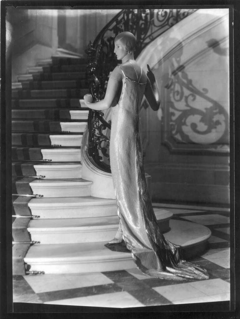 Man Ray Black and White Photograph - Mannequin on Staircase