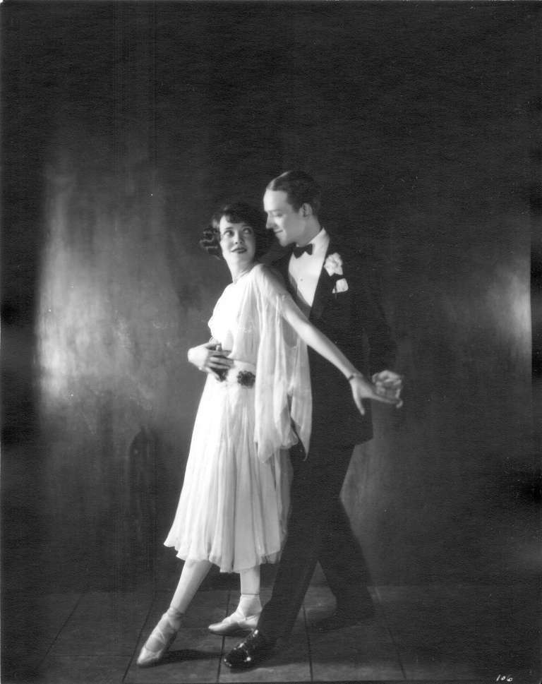 James Abbe Black and White Photograph - Adele and Fred Astaire, circa 1920