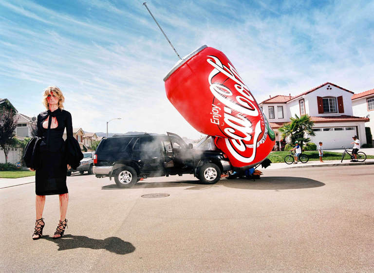 David LaChapelle Color Photograph - I Buy Big Car for Shopping