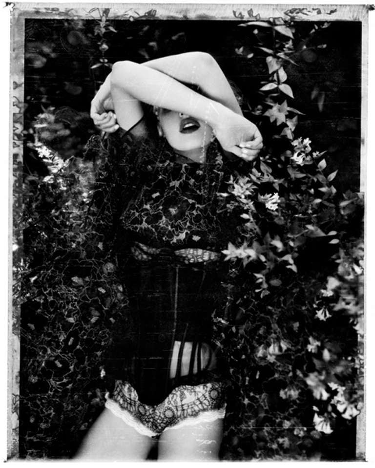 Ellen von Unwerth Black and White Photograph - Hide