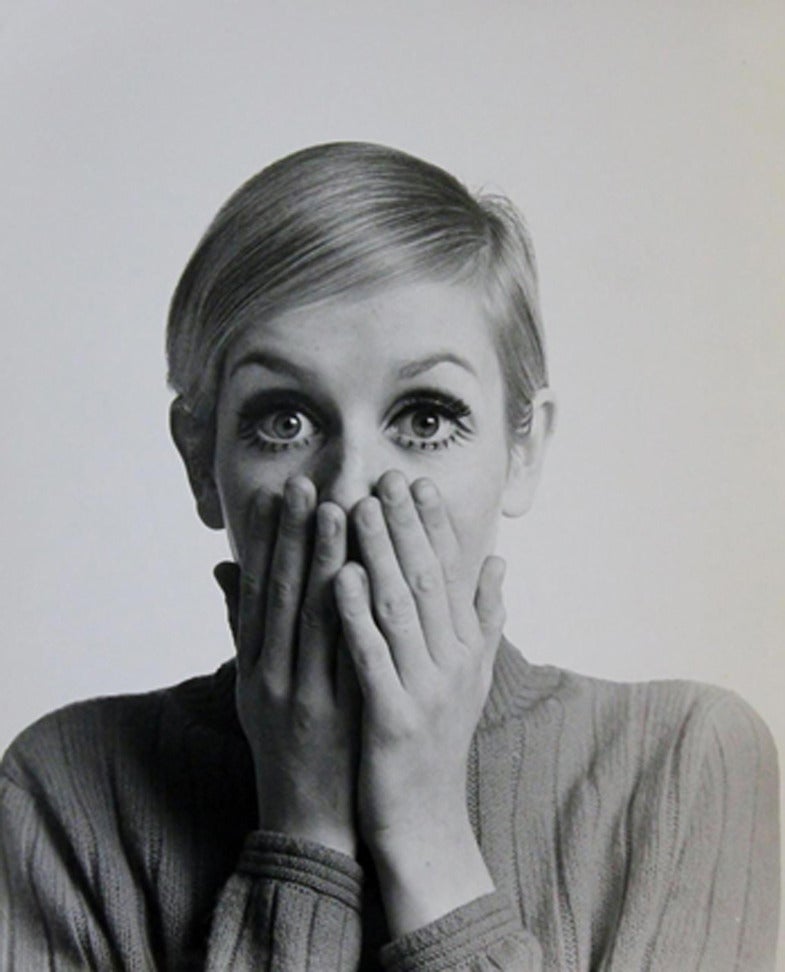Twiggy (Surprised), 1967  - Photograph by Bert Stern