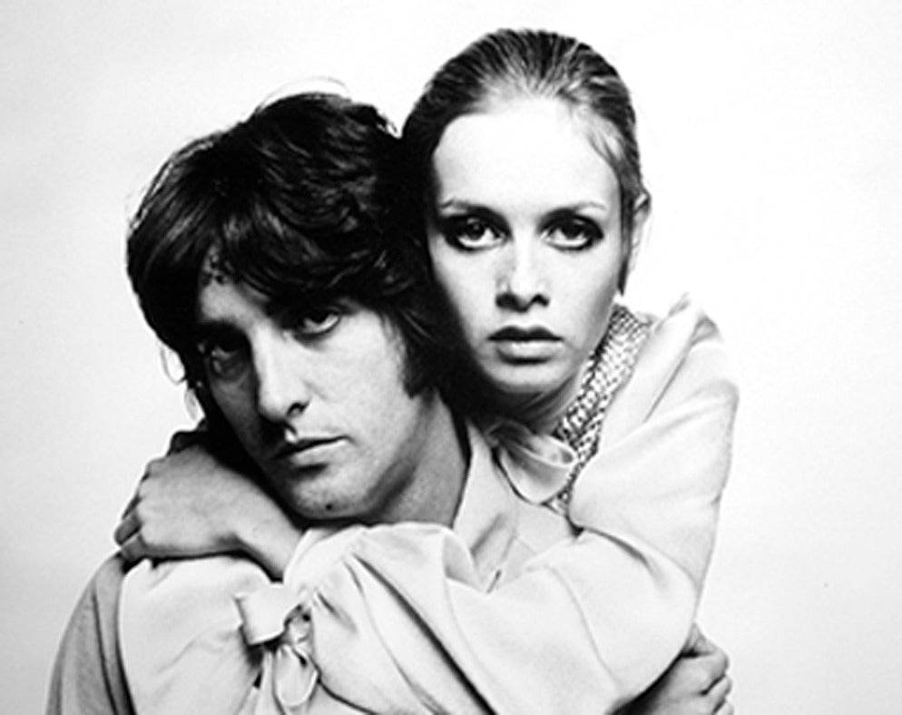 Twiggy and Justin - Photograph by Bert Stern