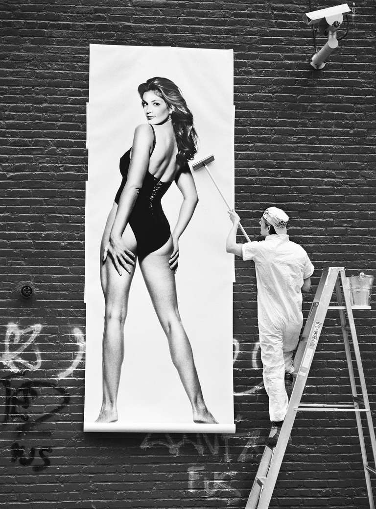 Patrick Demarchelier Black and White Photograph - Cindy Crawford, New York