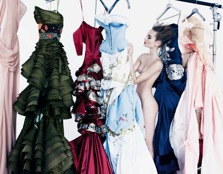 Patrick Demarchelier Color Photograph - Christian Dior Haute Couture, Fall/Winter 2006