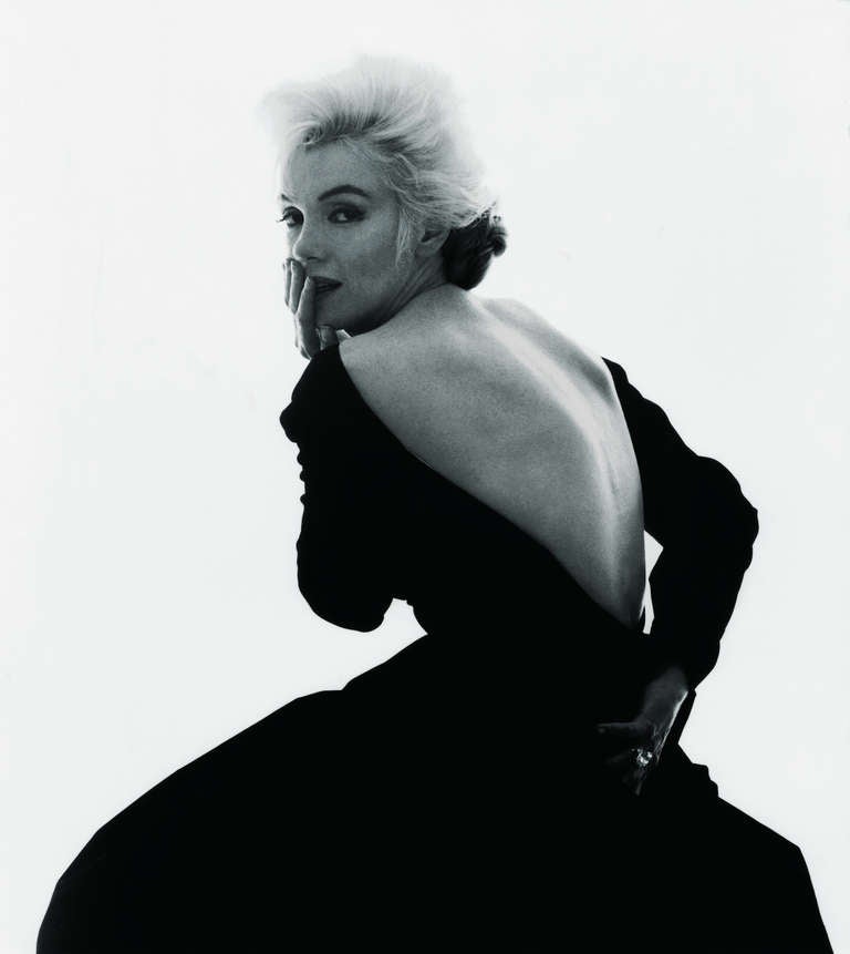 Bert Stern Portrait Photograph - Marilyn Monroe: From “The Last Sitting" (Black Dress)