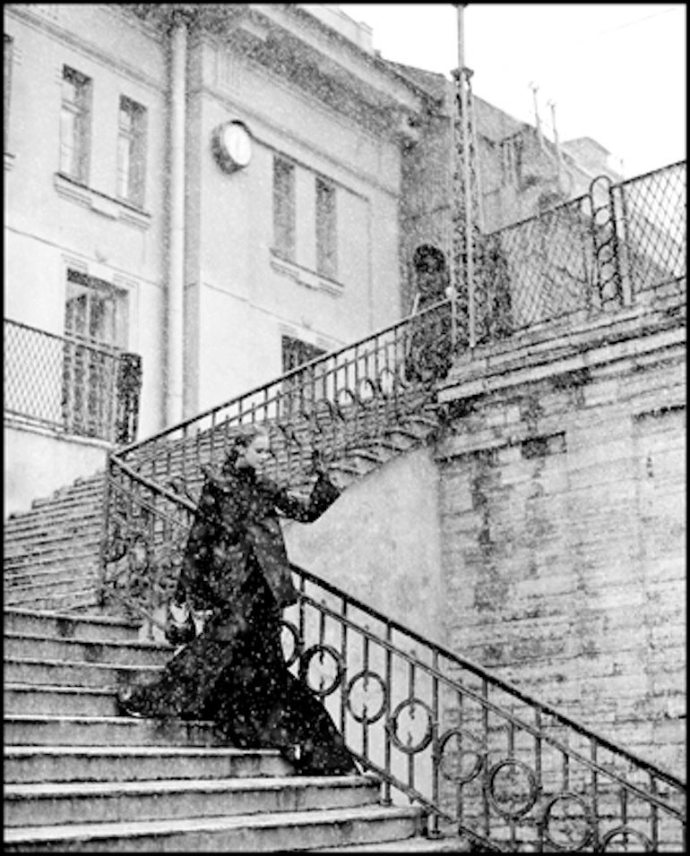 Arthur Elgort Black and White Photograph - Natalia Simanova, Russian Vogue