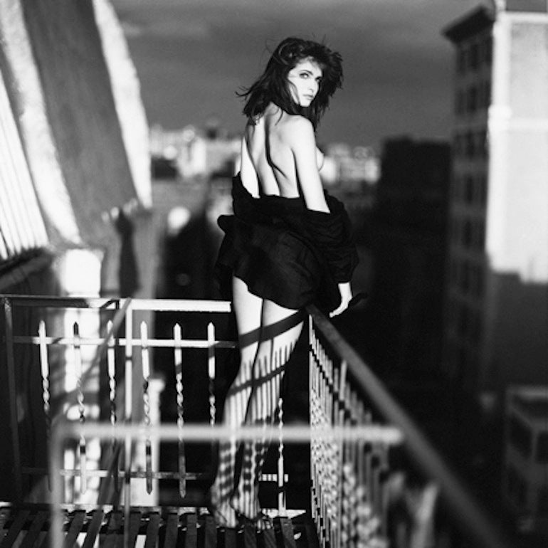 Arthur Elgort Black and White Photograph - Stephanie Seymour, New York