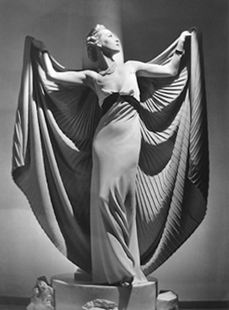 Horst P. Horst Black and White Photograph - Helen Bennett in Cape, Paris