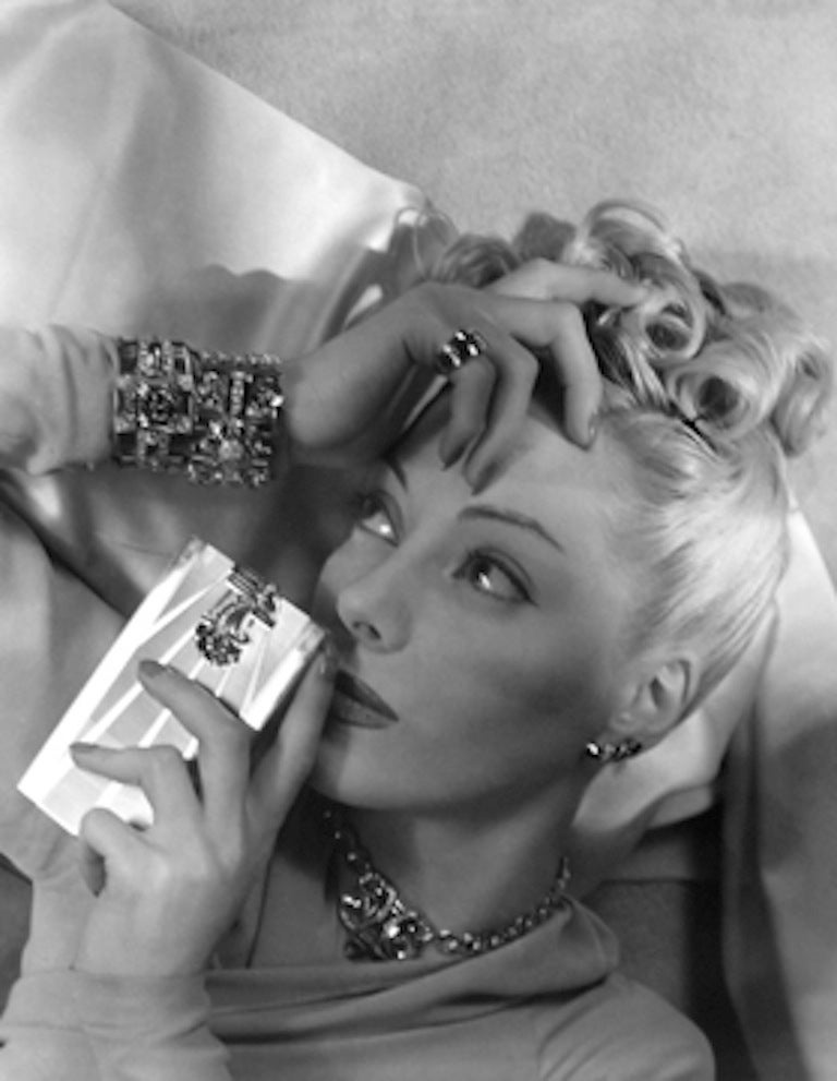 Horst P. Horst Black and White Photograph - Helen Bennett, Jewelry, Paris