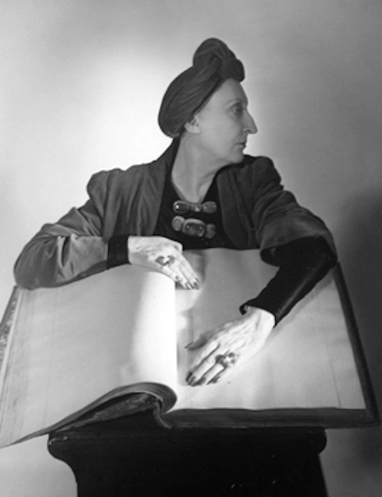 Horst P. Horst Black and White Photograph - Edith Sitwell, New York