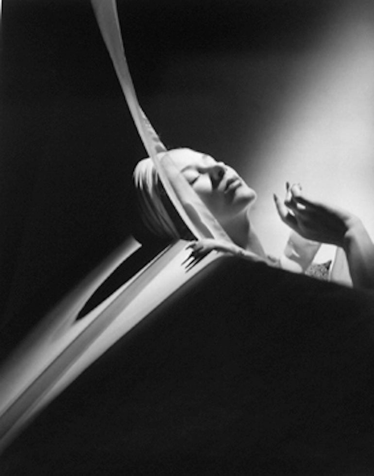 Horst P. Horst Black and White Photograph - Lisa Fonssagrives in Turban, New York