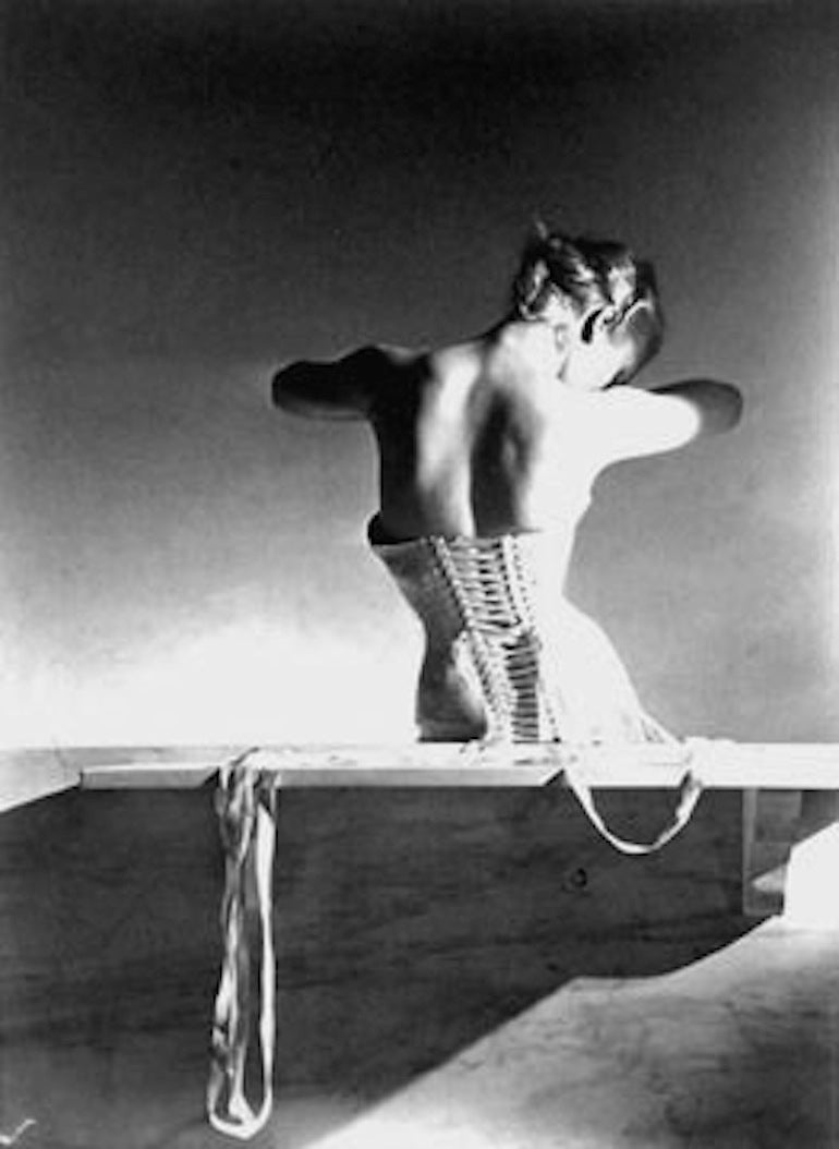 Horst P. Horst Black and White Photograph - Mainbocher Corset, Paris