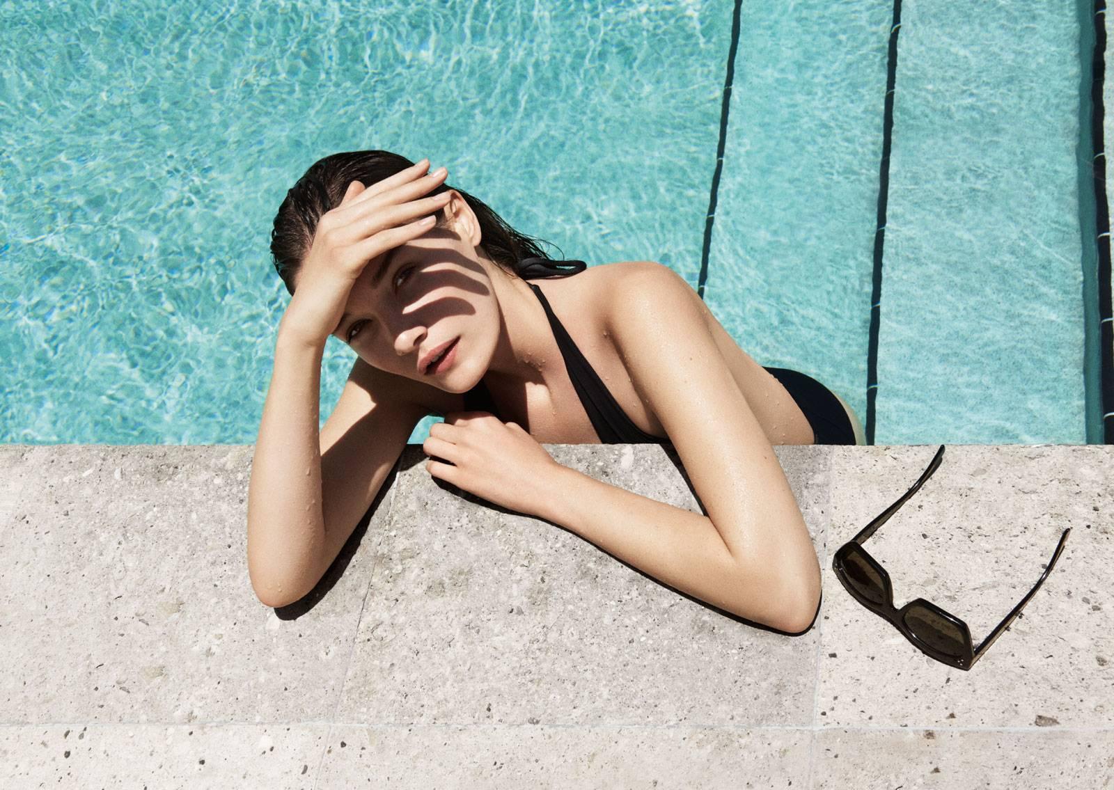 Jessica, Pool, Miami - Photograph by Pamela Hanson