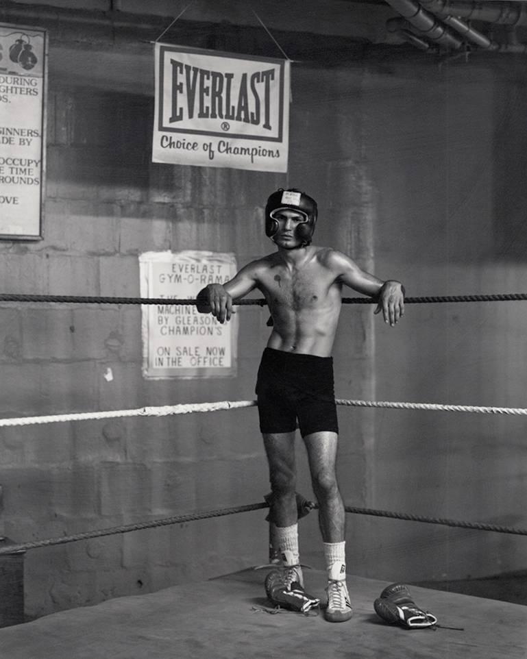 Kurt Markus Black and White Photograph - Abbi Vega, Gleason's Gym, New York