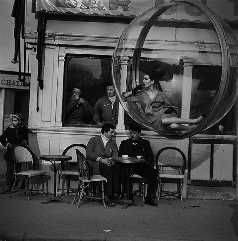 Bar du Taxi, Paris - Photograph by Melvin Sokolsky