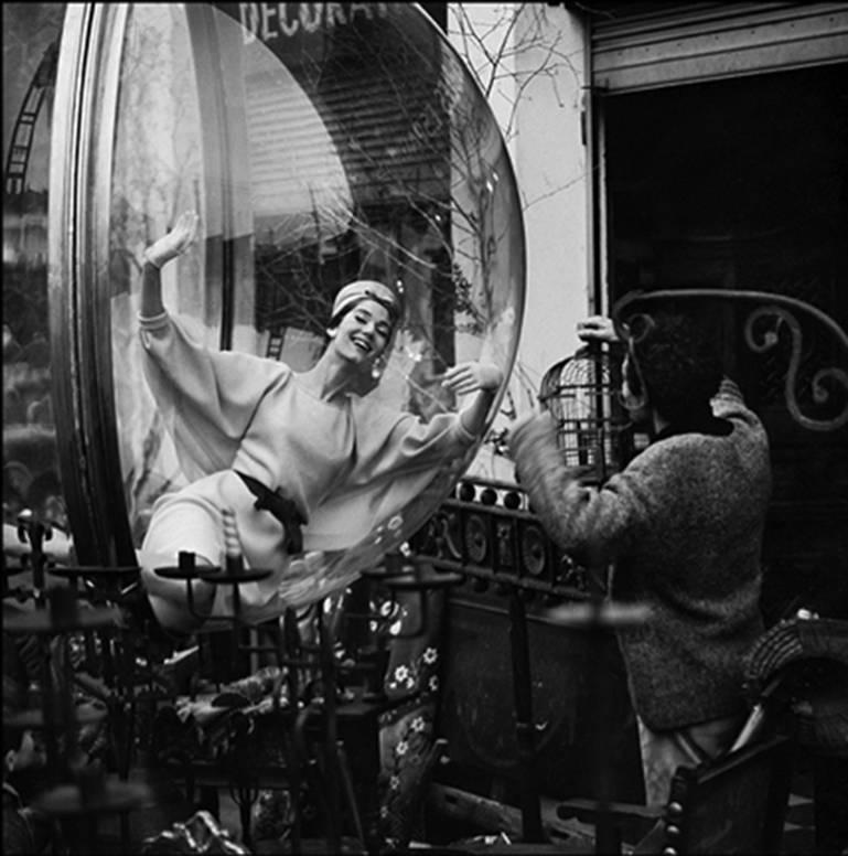 Bird Cage Laugh, Paris - Photograph by Melvin Sokolsky