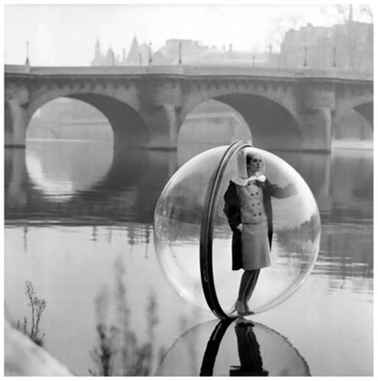 On the Seine, Paris - Photograph by Melvin Sokolsky