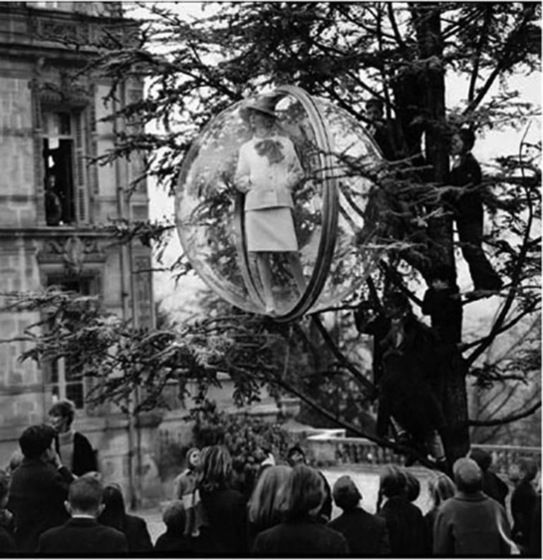 School Yard Tree, Paris - Photograph by Melvin Sokolsky