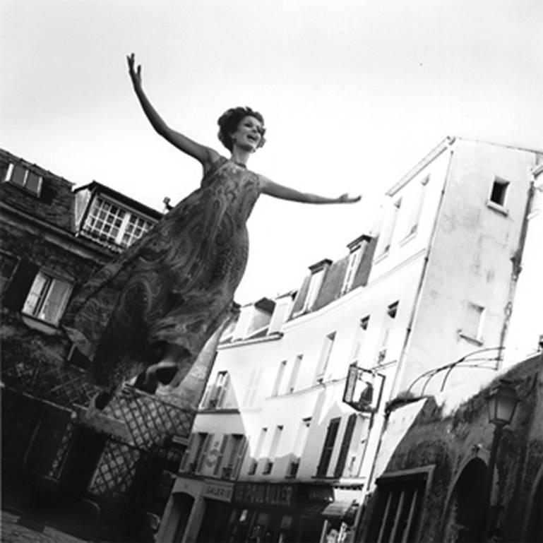 Walk on Air, Paris - Photograph by Melvin Sokolsky