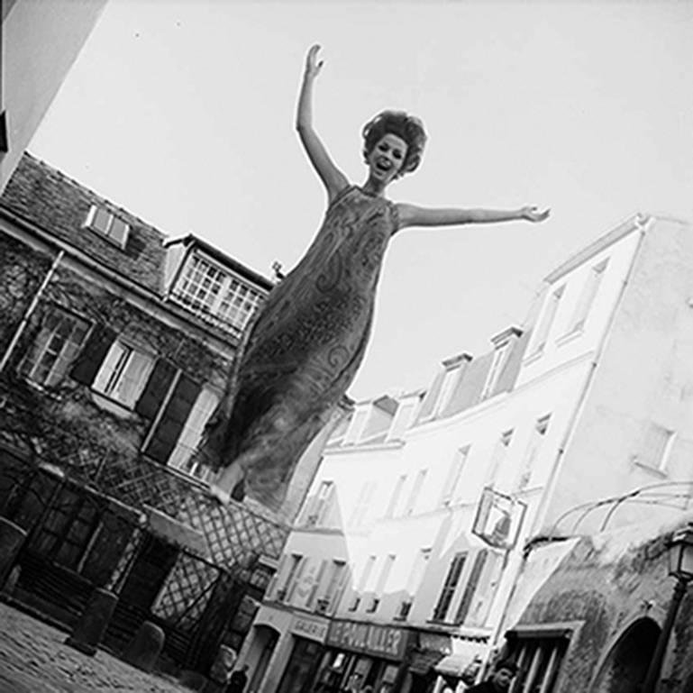 Happy on Air, Paris - Photograph by Melvin Sokolsky