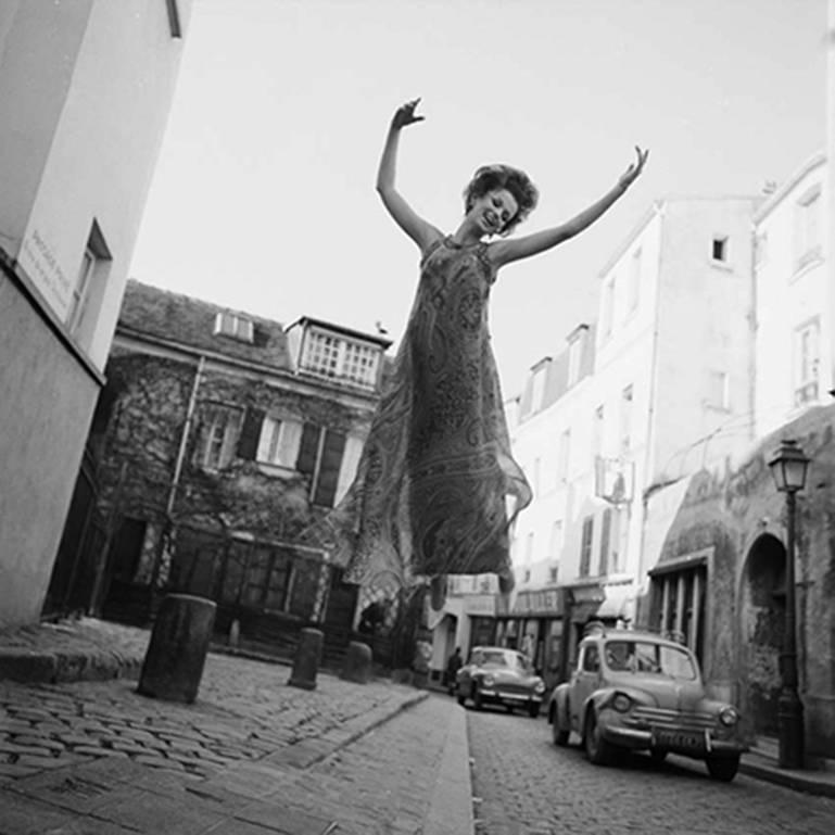 Joy on Air, Paris - Photograph by Melvin Sokolsky