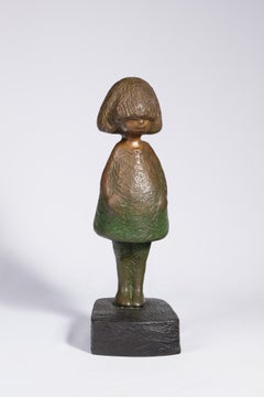 Contemporary Bronze Figurative Sculpture “Spring Bud” by Ser Uang Huang