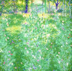 Summer Garden with Sweet Peas, Giverny