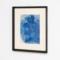 After Marc Chagall, Blue Tones, Lithograph, 1956, Framed