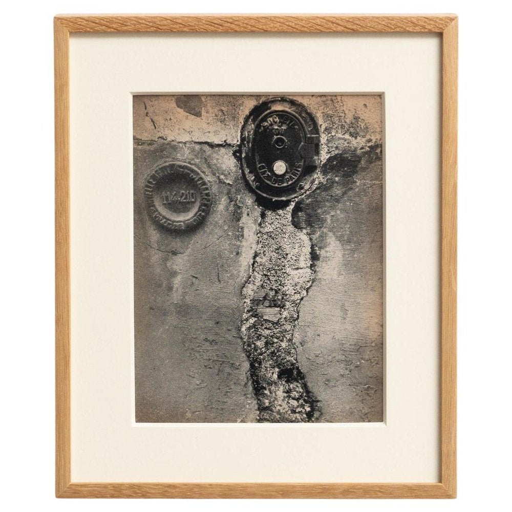 Framed Brassai Black and White Heliogravure Photography, circa 1949