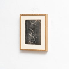 Framed Brassai Black and White Heliogravure Photography, circa 1949
