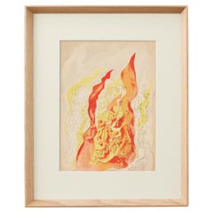 After Abraham Rattner Framed Color Lithography, circa 1930