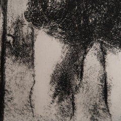 Marc Chagall, Biblical Series, 1956, Framed Black and White Heliogravure