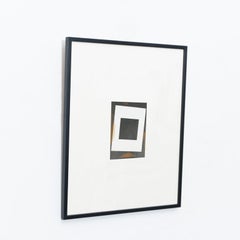 „Contemporary Rayography 1/1“ von Adrian, gerahmt, Papier, Holz, Glas, 2013