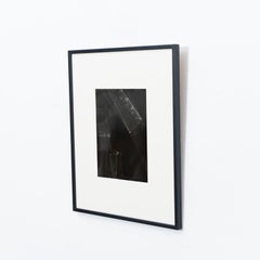 Contemporary Black and White Abstract Framed Rayography 1/1 by Adrian 2013