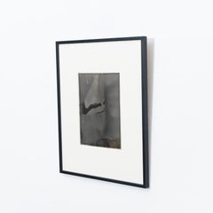 Contemporary Black and White Abstract Framed Rayography 1/1 by Adrian 2013