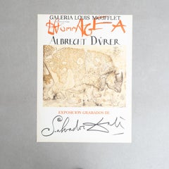 Limited Edition 1971 Poster by Salvador Dalí – "Hommage à Albrecht Dürer"