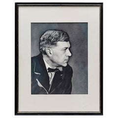 After Man Ray Black and White Photography of Georges Braque, circa 1970
