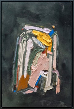 Head Over Heels: dipinto su tela con tecnica mista, incorniciato, anni 2010, nuovo, 30x20