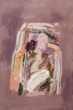 «Together Again»: pintura en lienzo con técnica mixta, década de 2010, nueva, 36x24