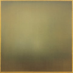 «Deepest Remains II»: Pintura abstracta al óleo sobre lienzo, década de 2010, nueva, 24x24