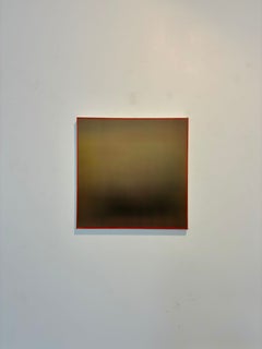 Echoes in Color I: dipinto astratto a olio su tela, anni 2010, nuovo, 24x24