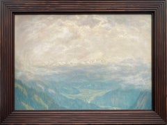 «Las montañas del bosque de Bregenz», óleo sobre tabla de Karl Eyth