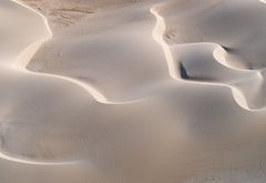 Breath of Sand: Fotografia astratta aerea, stampa a pigmenti di qualità archivistica