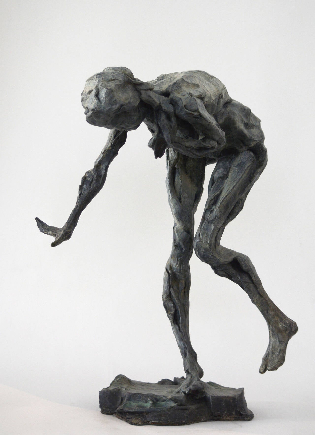 Richard Tosczak Figurative Sculpture - Sculpture XXIX 1/8 - emotive, nude, female, figurative, patina, bronze statuette