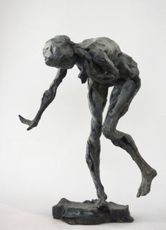 Sculpture XXIX 1/8 - emotive, nude, female, figurative, patina, bronze statuette